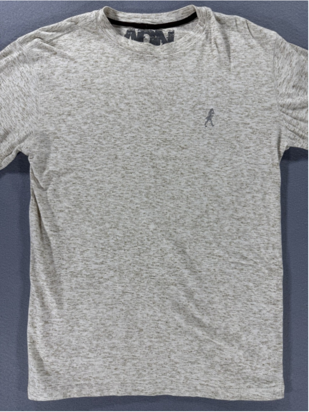 ADN Adiccion Mens G/L Gray Heather Long Sleeve Graphic T-Shirt Mexico Made - Picture 2 of 15